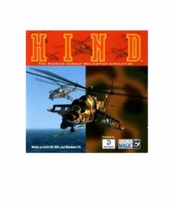 Hind - PC 1998 CD Combat Mi-24D Helicopter Flight Simulator Game - Picture 1 of 3