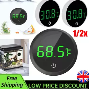 Aquarium Fish Tank Gauge Touch Screen Digital Thermometer Temperature Sensor - Picture 1 of 20