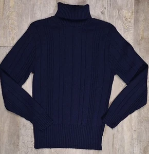 Mcgregor His Majesty's Rib.. Vintage Herren Large dunkelblau gerippter Pullover - Bild 1 von 7
