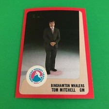1988-89 ProCards Hockey - Tom Mitchell GM - Binghamton Whalers  AHL (NM)