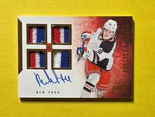 2019-20 PANINI PRIME HOCKEY VITALI KRAVTSOV QUAD PATCH AUTO /49 #P4-VK
