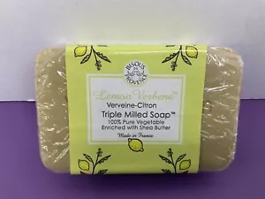 Trader Joe's Bisous de Provence Lemon Verbena Triple Milled Soap Bars Soap New - Picture 1 of 2