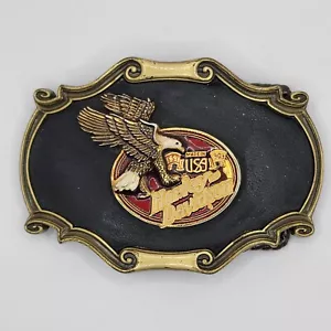 Vintage Rare 1978 Harley Davidson 75th Anniversary Raintree Brass Belt Buckle - Picture 1 of 6