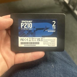 Patriot P210 SATA 3 2TB SSD 2.5 Inch (1) - Photo 1/1