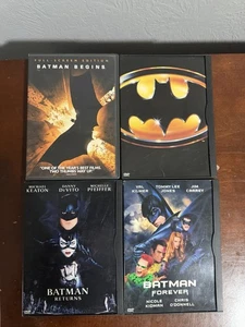 🦇 Batman DVD Movie Collection – 4-Movie Set – DC Superhero Action Bundle 🦇 - Bild 1 von 6