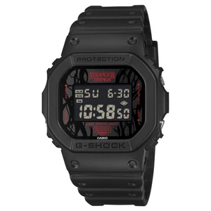 PSL CASIO G-Shock DW-5600STT-1JR DIGITAL 5600 SERIES Stranger Things model Black - Picture 1 of 7