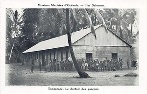 Solomon Islands - TANGARARE - The Boys' Dormitory - Publ. Marist Missions in Oce - Picture 1 of 2
