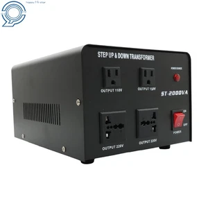 Voltage Converter Transformer 2000W Step Up/Down 110V-120V / 220V-240V - Picture 1 of 24
