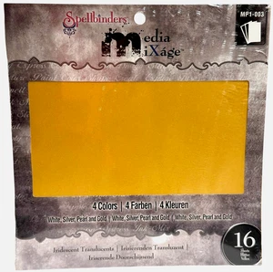 Spellbinders Media Mixage Iridescent Translucent Thin Paper Sheet Assorted Color - Picture 1 of 14