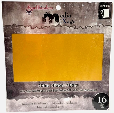 Spellbinders Media Mixage Iridescent Translucent Thin Paper Sheet Assorted Color - Image 1 of 4