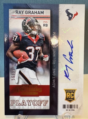 2013 Panini Contenders #174 Ray Graham (RC) Playoff Ticket Auto /99 - Image 1 of 2