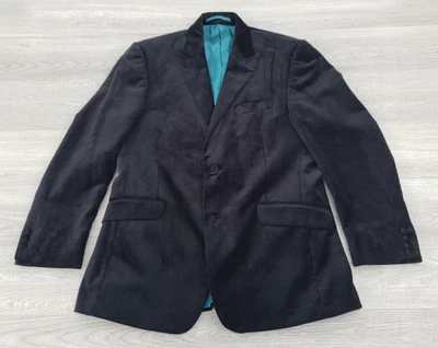 Blazer Charles Tyrwhitt para Hombres 42R Negro Traje Chaqueta Terciopelo Abrigo Deportivo Foto 1 de 4