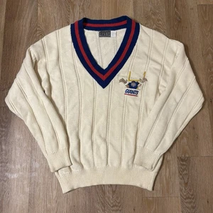 Vintage Sansabelt Sport New York Giants V-Neck Strickpullover XL - Bild 1 von 4