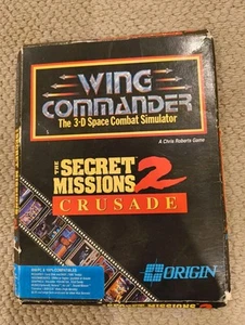 Wing Commander - The Secret Missions 2 - 1991 Origin IBM PC Big Box Vintage Rare - Picture 1 of 6