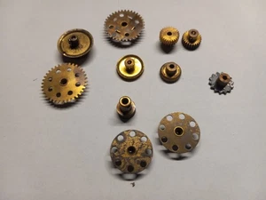 A.C. GILBERT MECCANO Erector Set PARTS LOT OLD GEARS PLUS - Picture 1 of 8