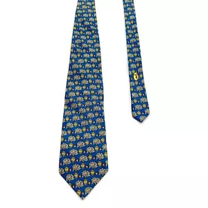 Corbata de seda con patrones de manzano Trussardi | de colección de lujo diseñador de alta gama de colección de colección - Imagen 1 de 4