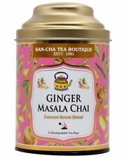 Sancha Tea Boutique, Ginger Masala Chai, Adrak Chai Free Shipping World Wide