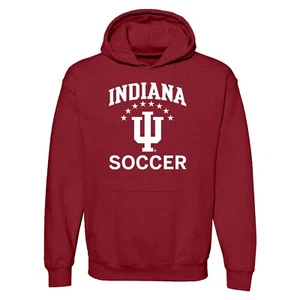 Indiana Hoosiers Bogen Logo Fußball Universität Hoodie - Kardinal - Bild 1 von 7