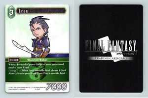 Leon #15-060R Final Fantasy Opus XV Crystal Dominion Rare TCG Card - Picture 1 of 1