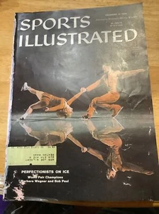 1958 Vintage Sports Illustrated Magazine ~  FIGURE SKATING WAGNER AND PAUL - Picture 1 of 4