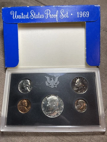 1969 US Mint Proof Set OGP Cover