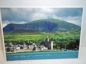 Postal Castillo Caernarfon Mynydd Mawr Gales Sin publicar - Imagen 1 de 2