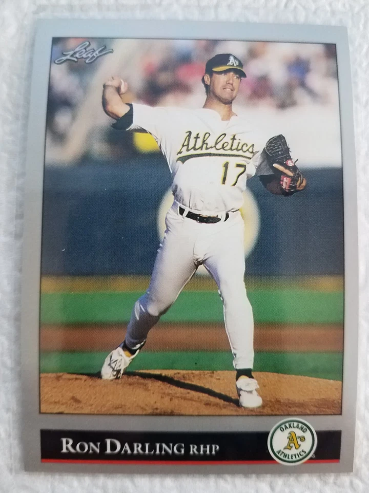RON DARLING OAKLAND ATHLETICS 1992 LEAF BASEBALL CARD #447 - Image 1 of 1
