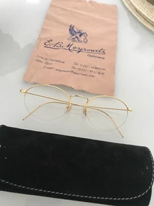 Lotos Eyes Glasses 18k Gold Frame - Picture 1 of 12