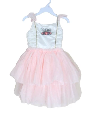 DISNEY ANIMATORS COLLECTION Size 4 Girls Tutu Dress Tinkerbell Ariel Belle - Image 1 of 4