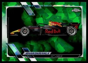 2021 Topps Chrome SAPPHIRE Formula 1 JEHAN DARUVALA GREEN PARALLEL 34/75 #125 - Picture 1 of 2