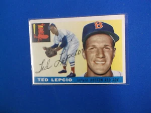 Béisbol 1955 Topps # 128 Ted Lepcio en muy buen estado-excelente - Imagen 1 de 2
