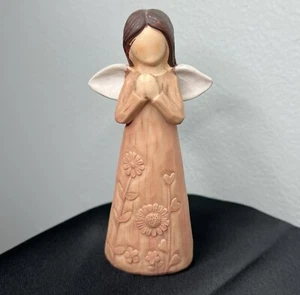 Engelsflügel Mädchen Figur betende Hände 4,75" Hoffnung Gebet religiös Wohndeko - Bild 1 von 18