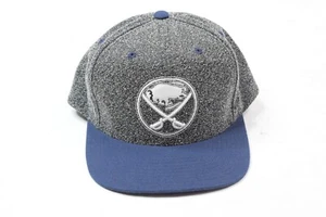 Mitchell & Ness Buffalo Sabres Hat Mens One Size Gray Blue Snapback - Picture 1 of 7