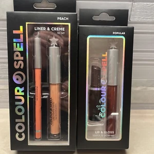 COLOUR SPELL LINER & CREME in PEACH & Lippenstift mit Glanz Set - Bild 1 von 9
