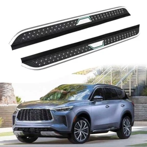 2PCS Side Step fits for Infiniti QX60 2022-2025 Running Board Nerfbars Aluminium - Picture 1 of 6