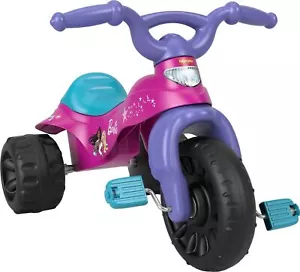 Fisher-Price Toddler Tricycle Barbie Tough Trike, Toy Bike with Handlebar Gri... - Picture 1 of 6
