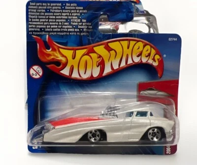 2004 Hot Wheels #52 First Editions 52/100 CROOZE BEDTIME White Variant w/5 Spoke - Image 1 of 2