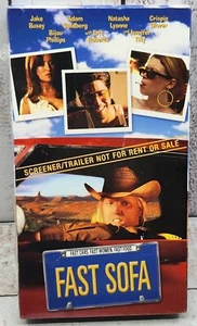 Fast Sofa American road-trip comedy film Screener Promotional VHS Tape - Imagen 1 de 2