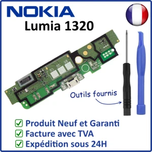 NAPPE CIRCUIT DOCK FLEX CONNECTEUR DE CHARGE USB ET MICRO DU NOKIA LUMIA 1320 - Foto 1 di 4