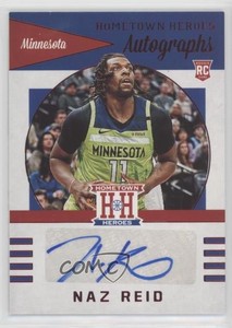 2019-20 Panini Chronicles Hometown Heroes Red Naz Reid #HH-NAZ Rookie Auto RC