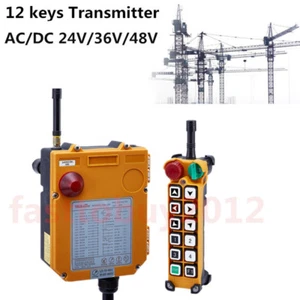 12 tasti telecomando wireless radio industriale gru EOT AC/DC 18 V-65 V - Foto 1 di 8