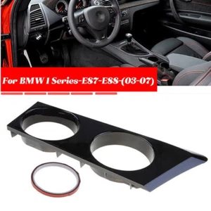 Black Center Cup Holder LHD Replacement For BMW 1 Series E81 E82 E87 E88 - Picture 1 of 6