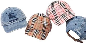 Gorra Supreme X Burberry Denim 6 paneles SS22 (SS22H25) talla única - Imagen 1 de 7