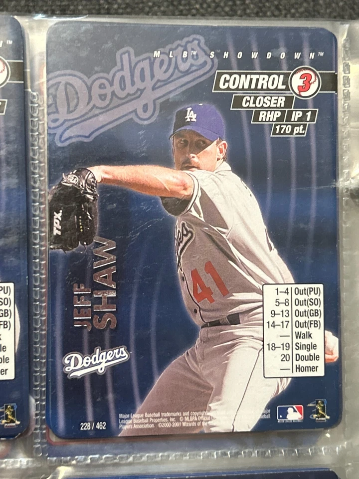 2001 MLB Showdown Base Set - Commons + Foils + 1st Editions + Misprint (#1-244) - Image 1 of 1