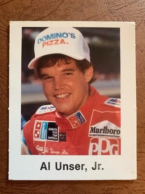 AL UNSER JR 1986 Avalon Hill USAC Indianapolis 500 Game Card A - Image 1 of 2
