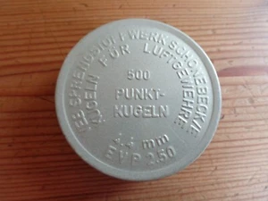 500 Punktkugeln 4,4mm DDR Schönebeck für Haenel Luftgewehre - Bild 1 von 2