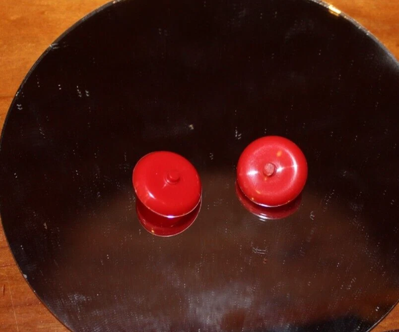 RARE Red Cox Bendix Avion Mustang OEM Front Wheels for 049 Airplane - Image 1 of 1