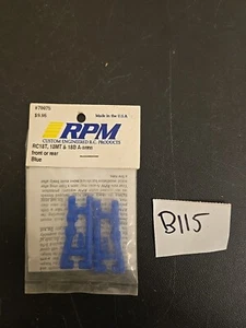 RPM 70075 Team ASSOCIATED RC18T, 18MT e 18B Bracci ad A Anteriore o Posteriore Blu - Foto 1 di 1