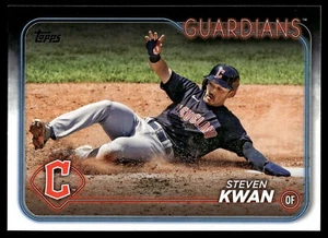 2024 Topps #312 Steven Kwan Cleveland Guardians - Picture 1 of 2