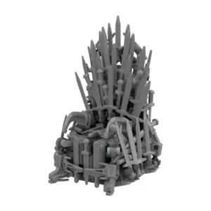 Game of Thrones Iron Throne 226 Pieces Building Blocks Set for Collection - Picture 1 of 10